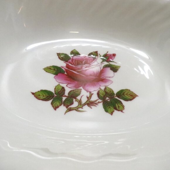 Oval Serving Bowl Northumbria Careton Rose 9.5" Bone China England - Picture 2 of 4